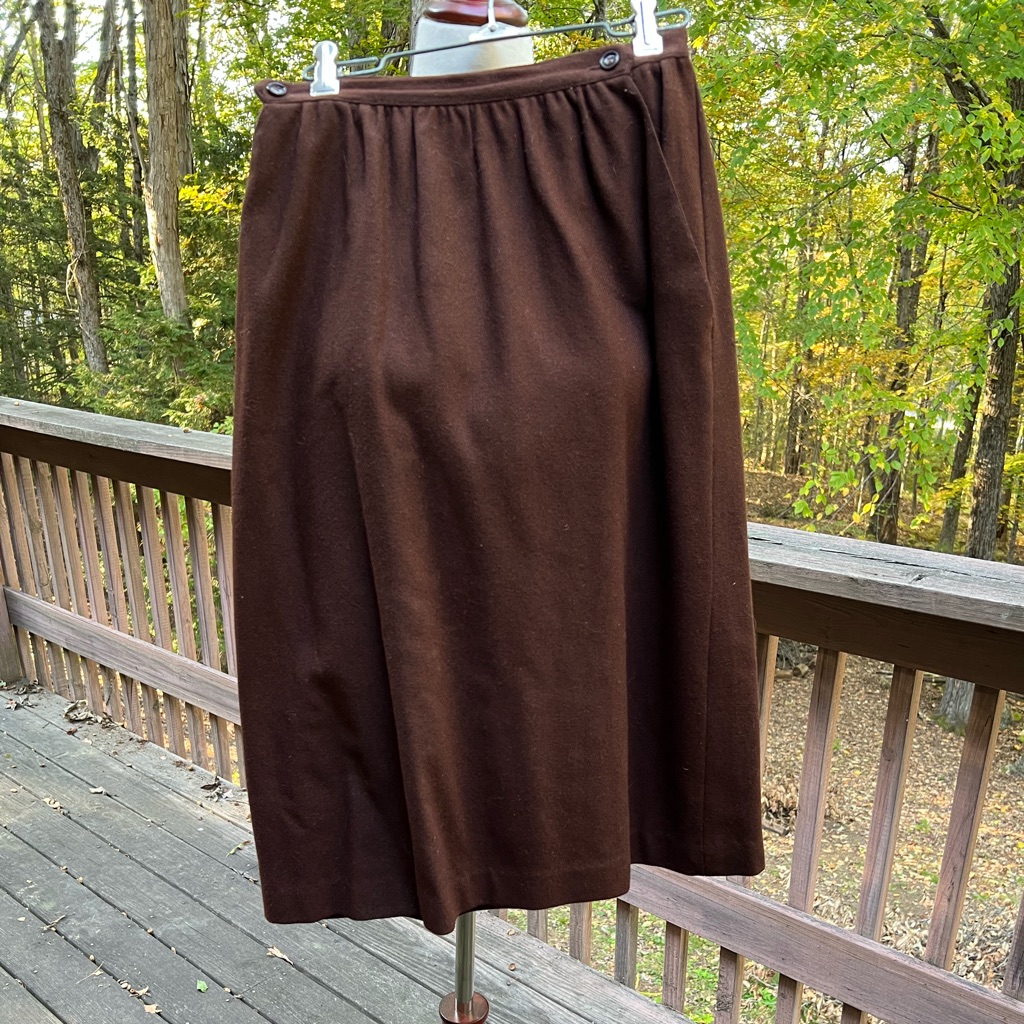 Vintage Century Brand Brown Womens Skirt Approx Size Small